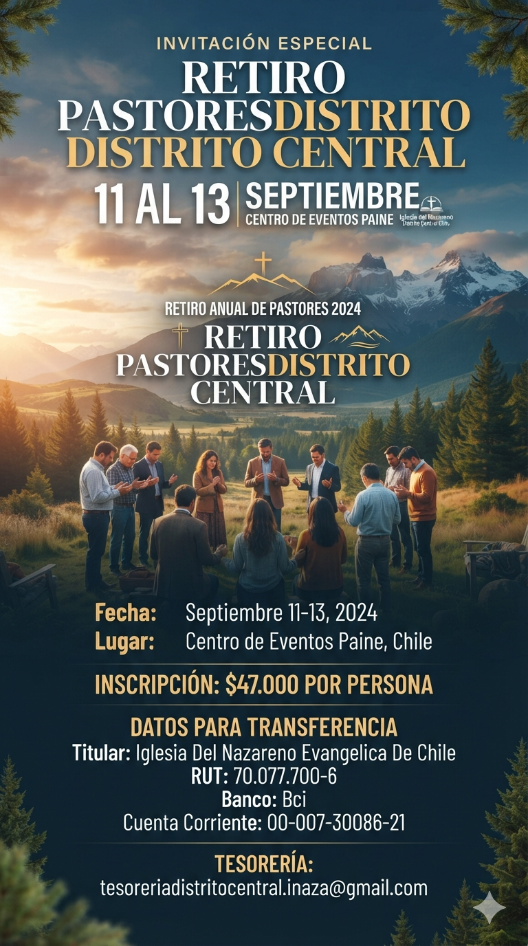 Retiro Pastores Distrito Central